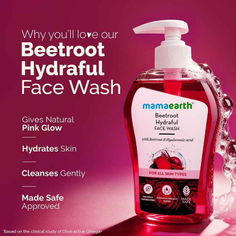 Beetroot Hydraful Face Wash With Beetroot & Hyaluronic Acid - 250 ml