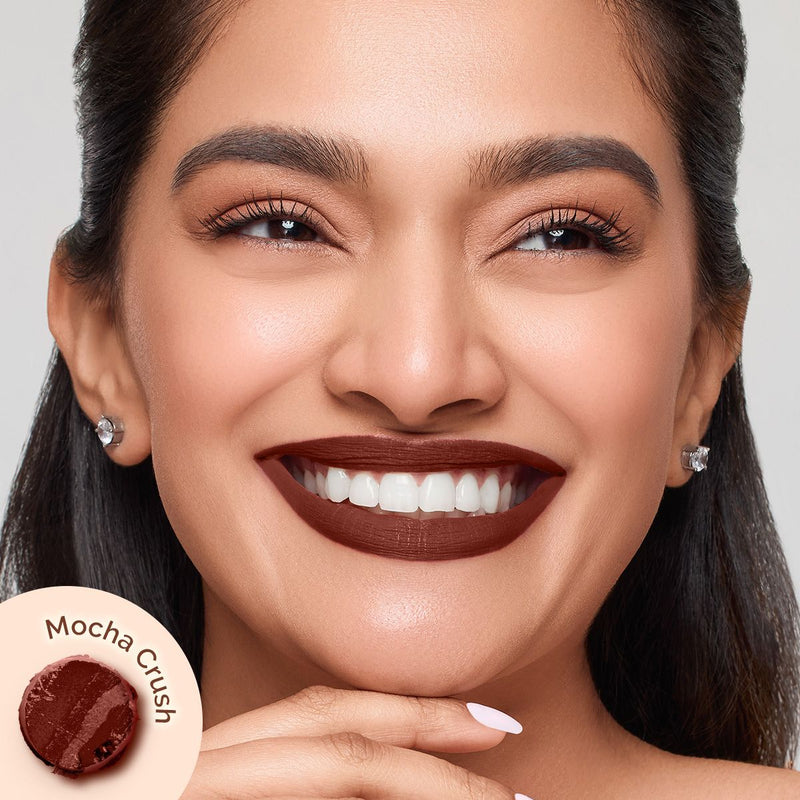 Moisture Matte LongStay Lipstick with Vitamin E & Avocado - 2g | Mocha Crush