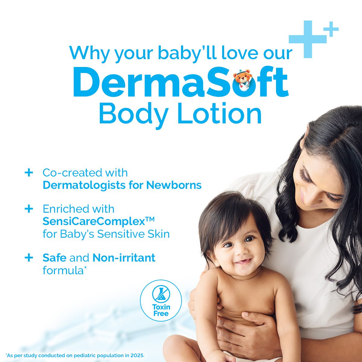 Baby DermaSoft Body Lotion  for Baby's Sensitive Skin - 250 ml