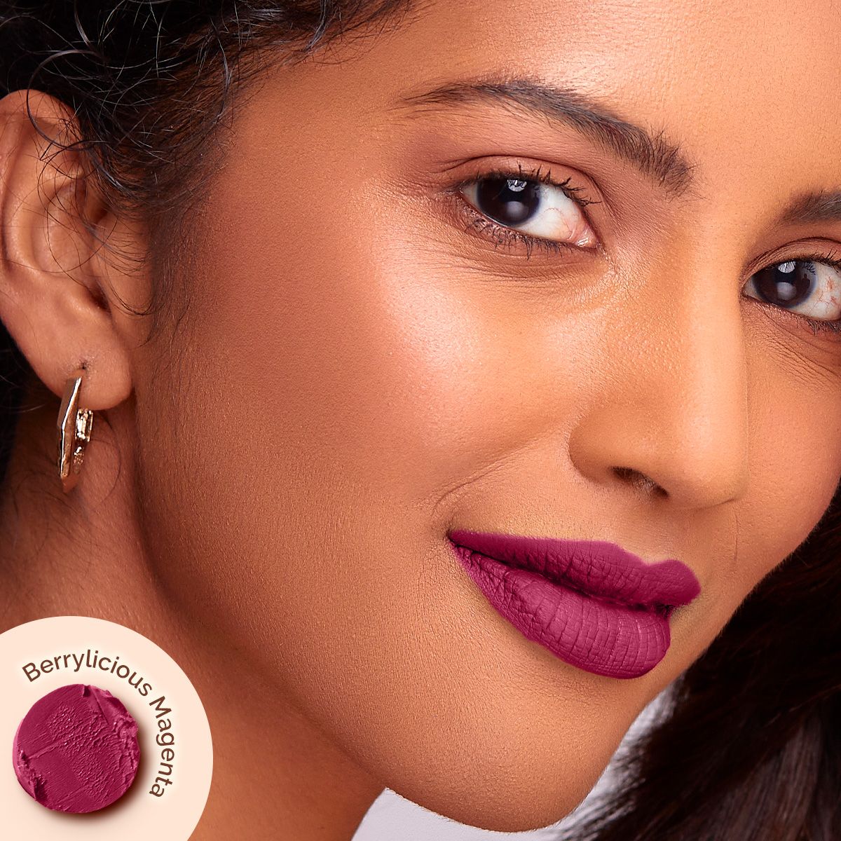 Moisture Matte Longstay Mini Lipstick- 0.7 g | Berrylicious Magenta- 0.7 g