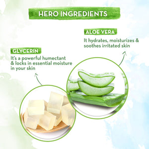 glycerin face wash with aloe vera