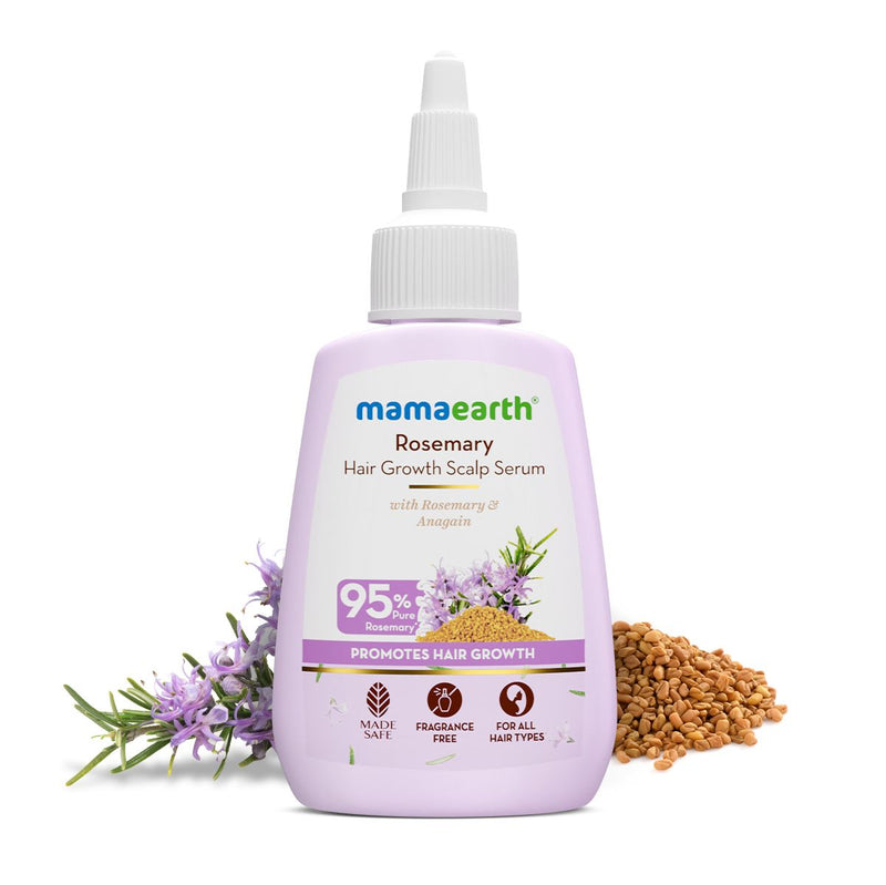 Rosemary Hair Growth Scalp Serum with 95% Pure Rosemary Oil Extract & 4% Anagain  - 50 ml