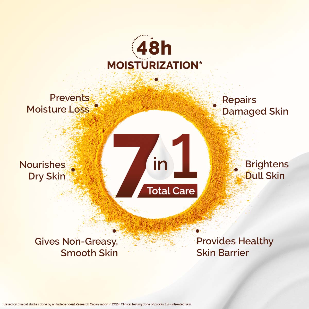 Mamaearth Ubtan Moisturizing Body Lotion with Turmeric & Saffron for Glowing Skin - 600 ml