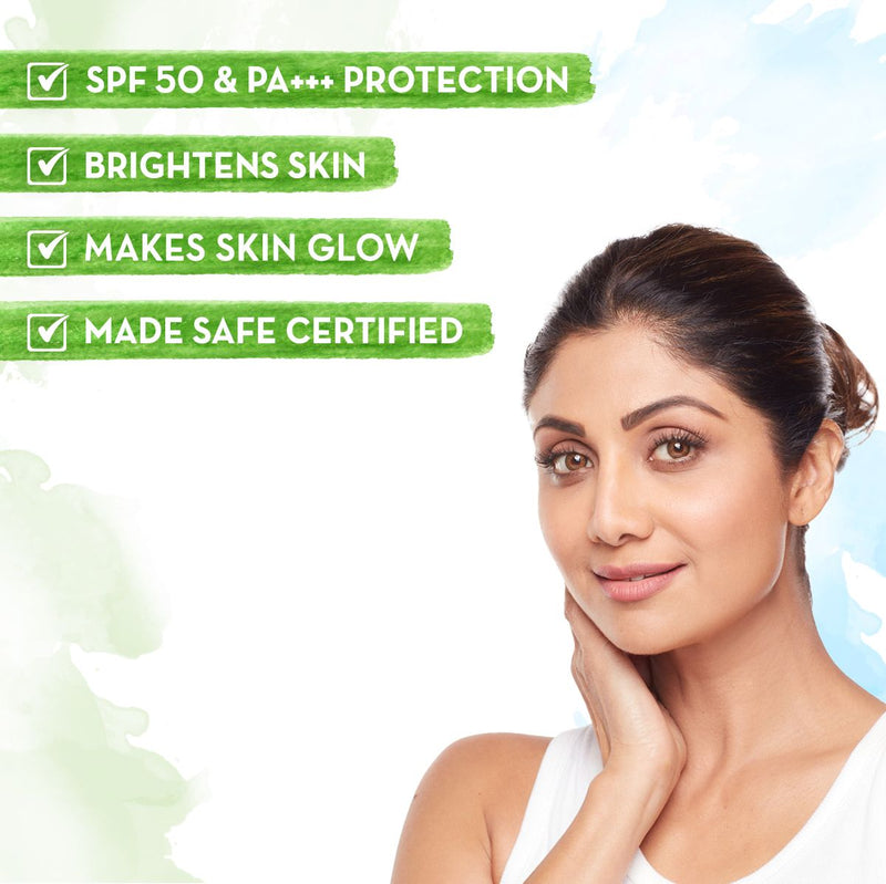 Vitamin C Daily Glow Sunscreen With Vitamin C & Turmeric for Sun Protection & Glow - 20 g