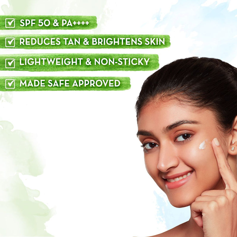 Ubtan Detan Sunscreen With Turmeric & Saffron For Sun Protection - 50 g