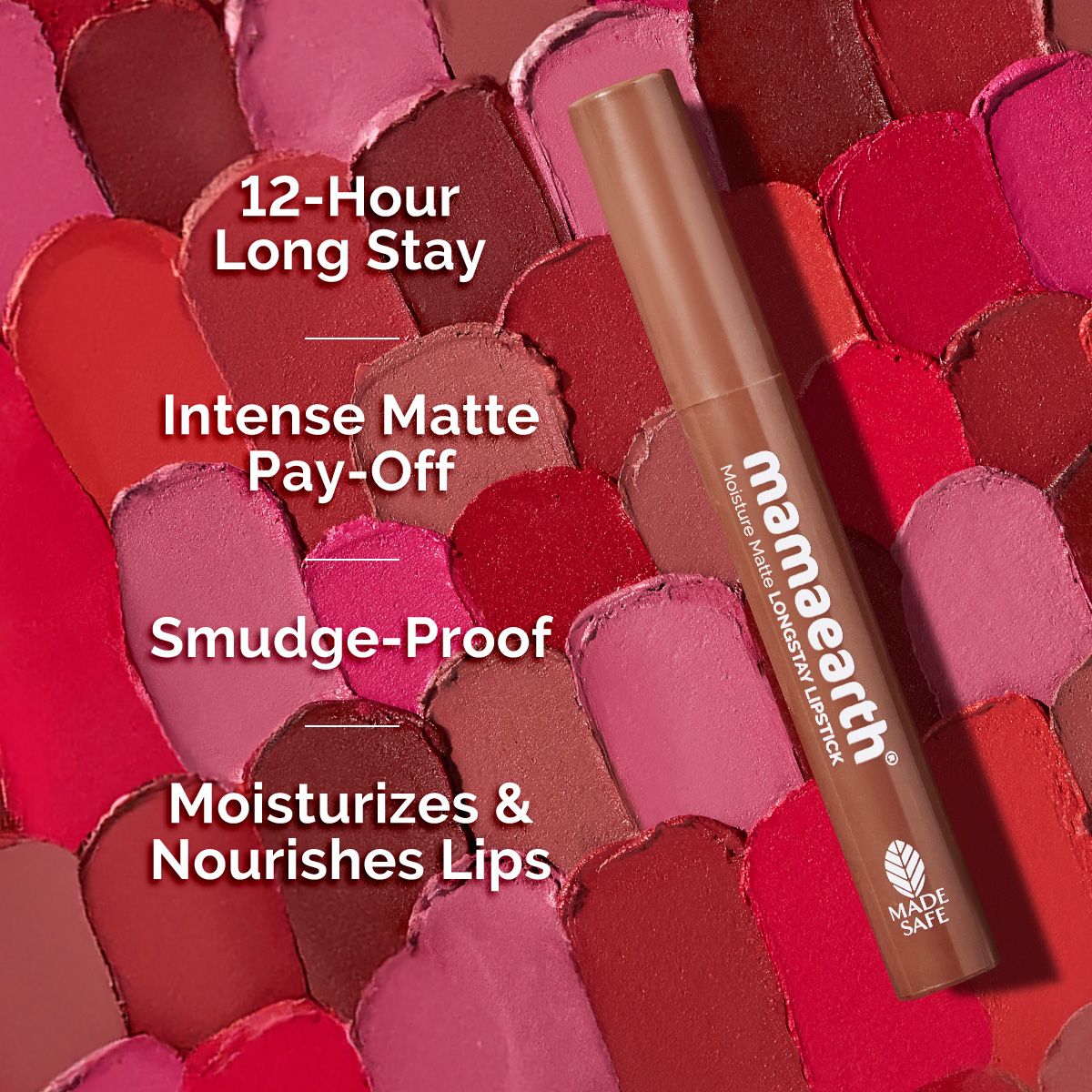 Moisture Matte Long Stay Lipstick - 2g | Cinnamon Nude