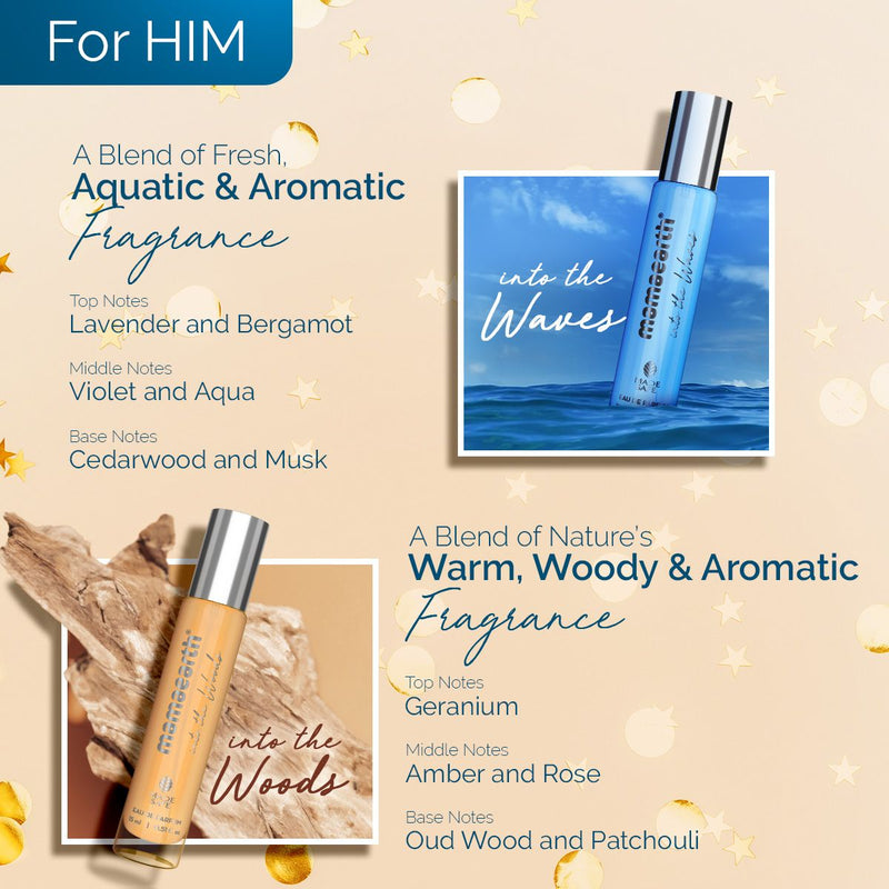 Mamaearth Perfume Gift Set of 4 for Men & Women