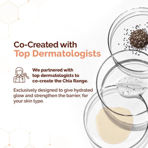 Chia seed ceramides glycerin skin barrier ingredients
