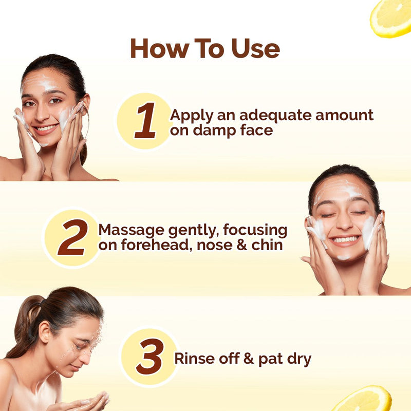 Vitamin C Face Wash with Vitamin C and Turmeric – 150ml (Pack of 2)