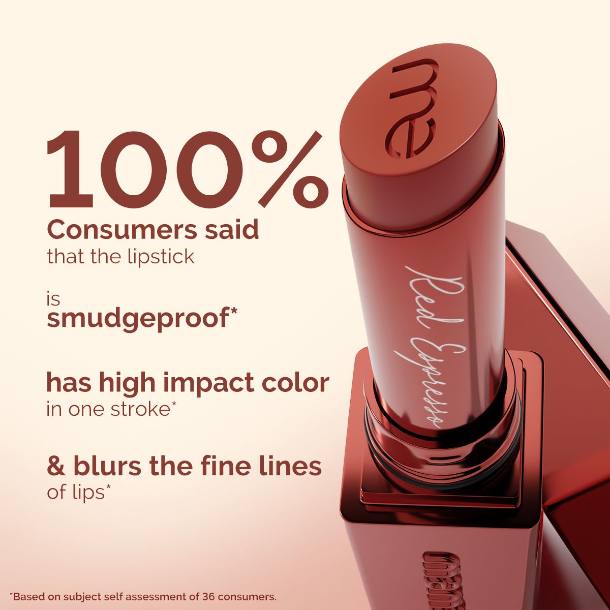 Luxe Matte Long Stay Lipstick with Passion Fruit Oil & Vitamin E   -2g | Red Espresso