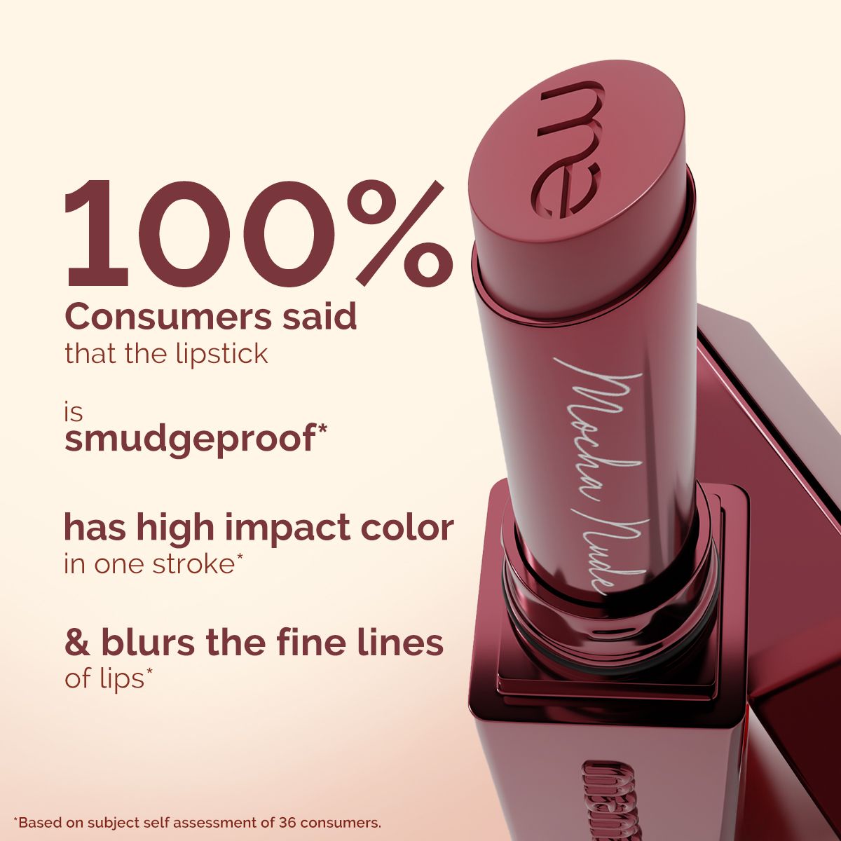 Luxe Matte Long Stay Lipstick with Passion Fruit Oil & Vitamin E   -2g | Mocha Nude