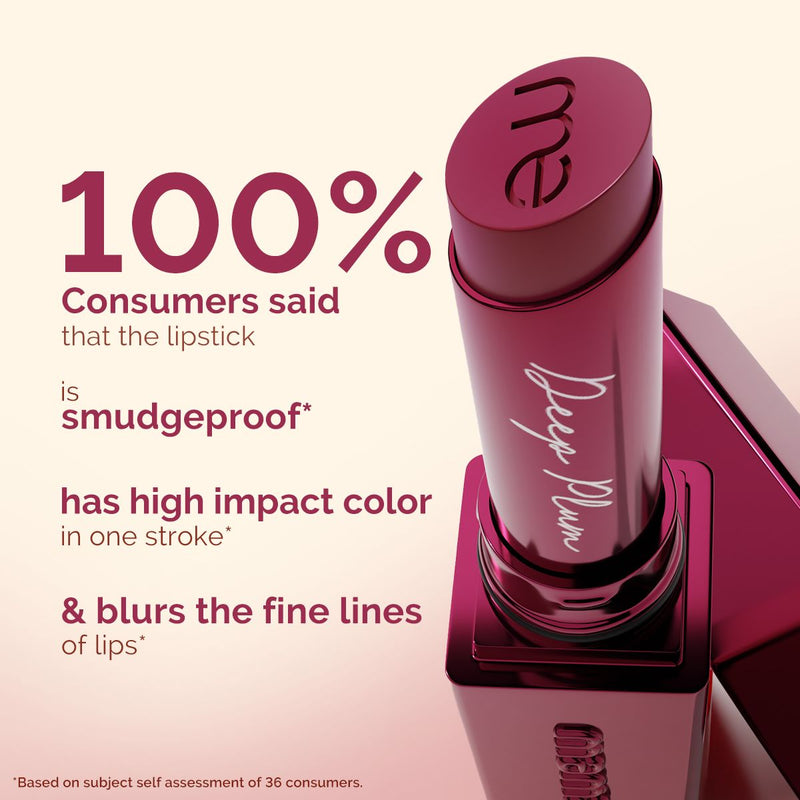 Luxe Matte Long Stay Lipstick with Passion Fruit Oil & Vitamin E   -2g | Deep Plum