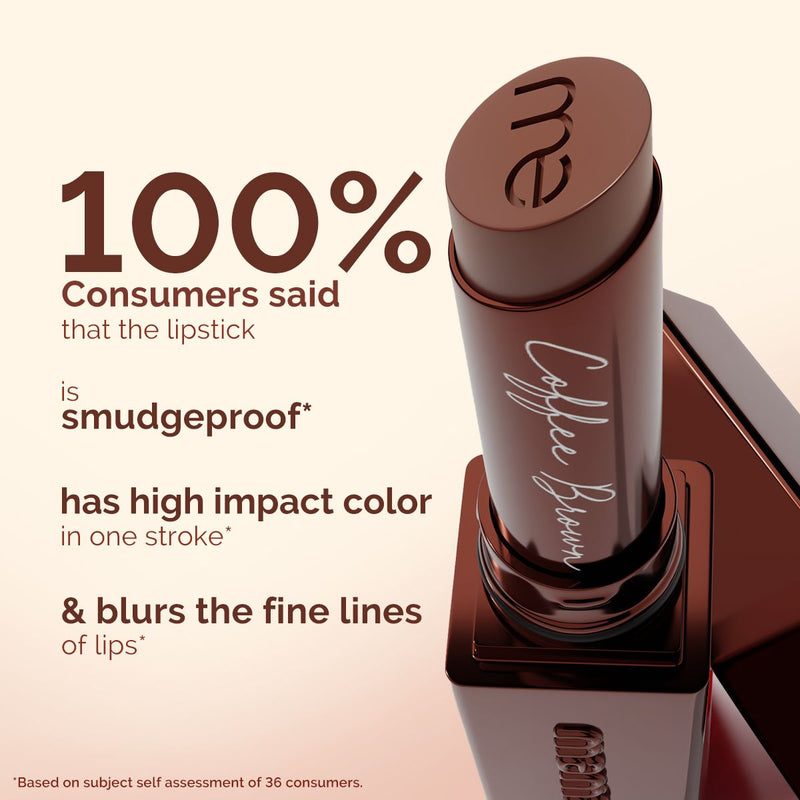Luxe Matte Long Stay Lipstick with Passion Fruit Oil & Vitamin E   -2g | Coffee Brown