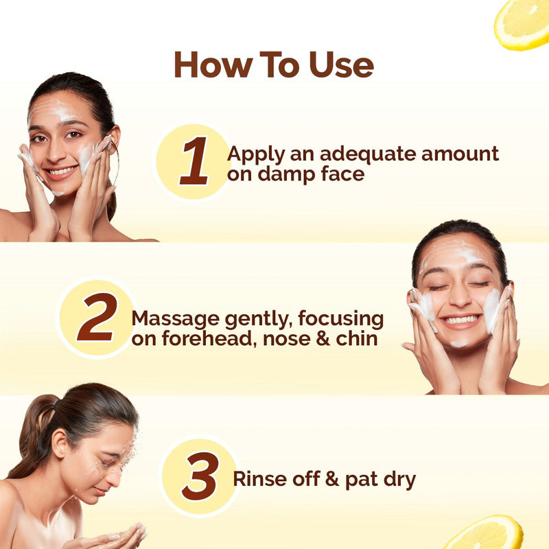 Vitamin C Face Wash with Vitamin C and Turmeric for Skin Illumination - 250ml