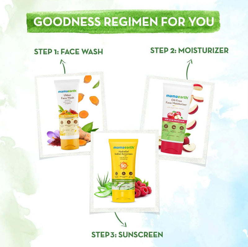 HydraGel Indian Sunscreen with Aloe Vera & Raspberry for Sun Protection - 50 g - Pack of 2