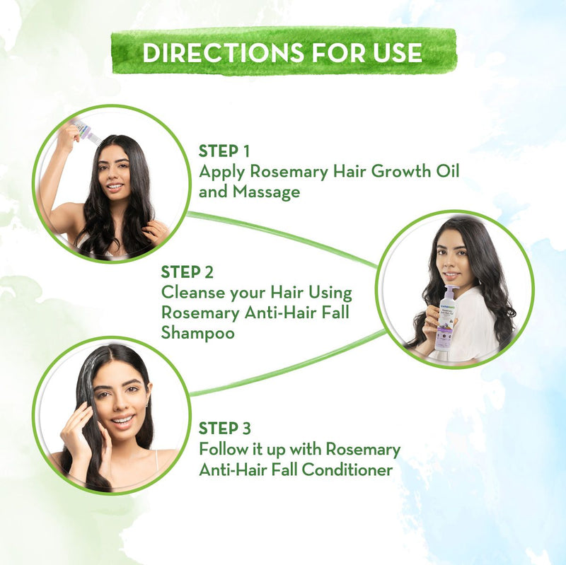 Rosemary Complete Hair Care Kit - 850ml