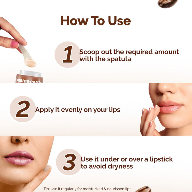 Cocoa Moisture Therapy Lip Balm with Cocoa Butter & Coffee for Dry & Chapped Lips 15 g (Pack of 2)