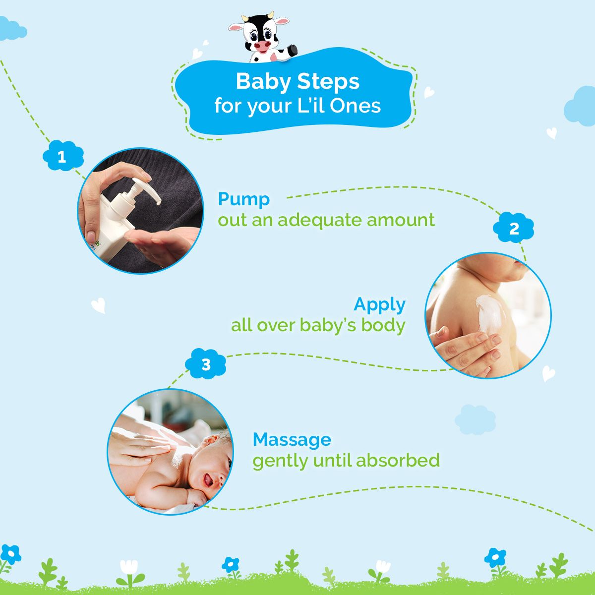 Milky Soft Body Lotion for Babies with Oats, Milk and Calendula - 400ml