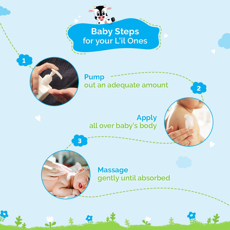 Milky Soft Body Lotion for Babies with Oats, Milk and Calendula - 400ml