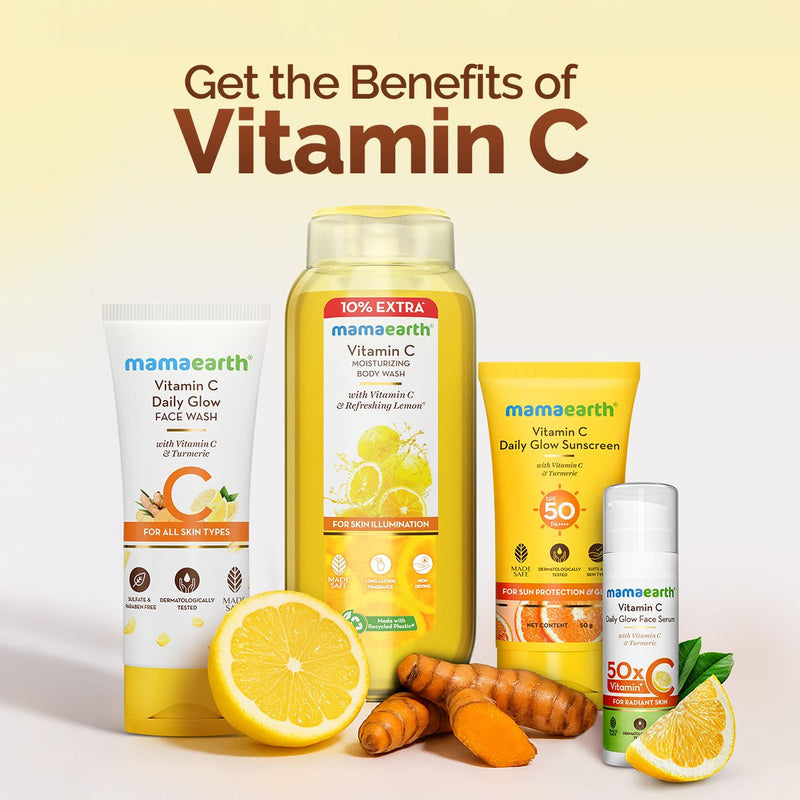 Vitamin C Face Wash with Vitamin C and Turmeric for Skin Illumination - 100ml