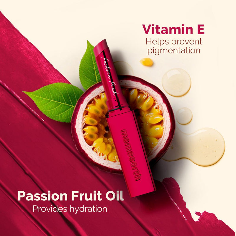 Luxe Matte Long Stay Lipstick with Passion Fruit Oil & Vitamin E   -2g | Fuchsia Pink