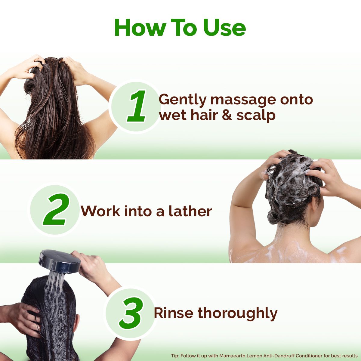 Lemon Anti-Dandruff Shampoo with Lemon & Aloe Vera for Itchy & Flaky Scalp - 400ml