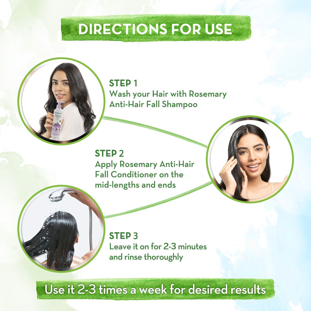 Rosemary Anti-Hair Fall Conditioner with Rosemary & Methi Dana for Reducing Hair Loss & Breakage - 250 ml