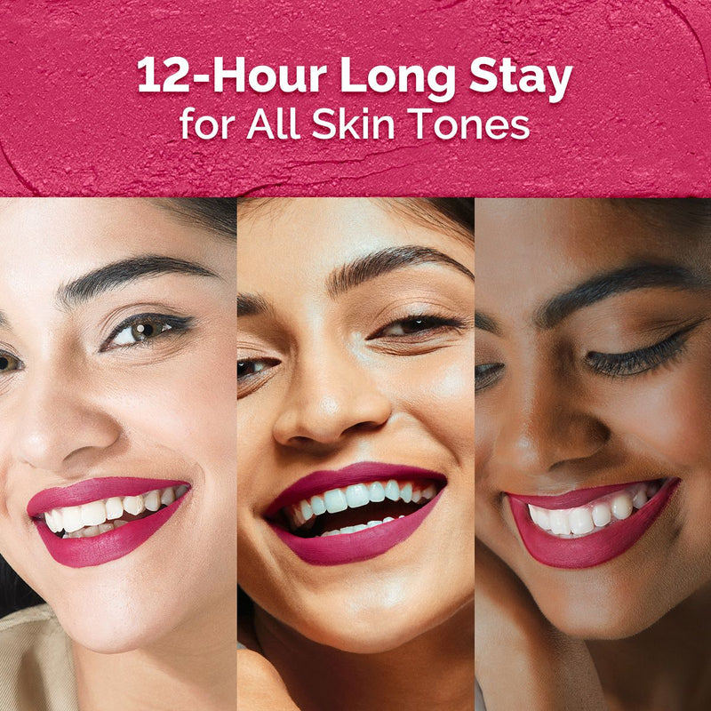 Moisture Matte Longstay Mini Lipstick- 0.7 g | Candyfloss Pink