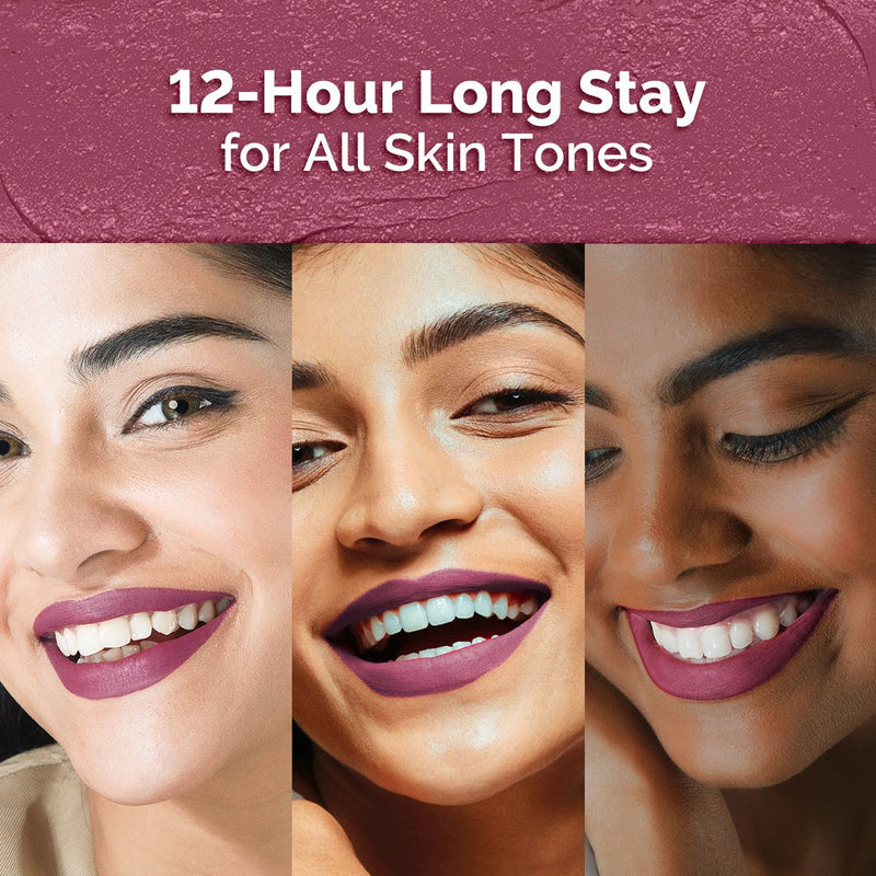 Moisture Matte Long Stay Lipstick - 2g | Pink Tulip