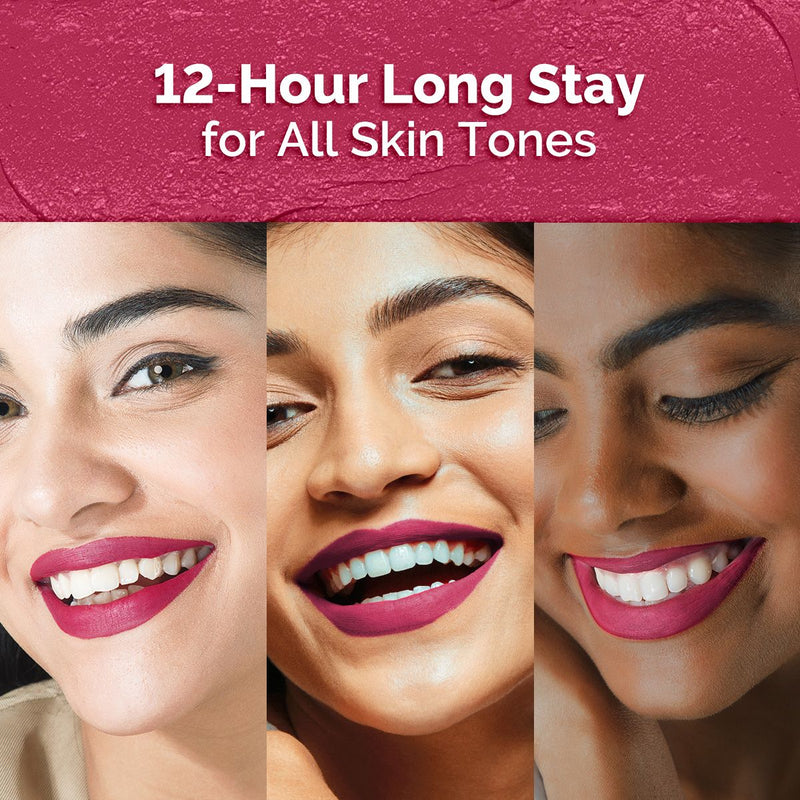 Moisture Matte Long Stay Lipstick - 2g | Candyfloss Pink