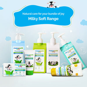 Milky Soft Range natural care baby body neck