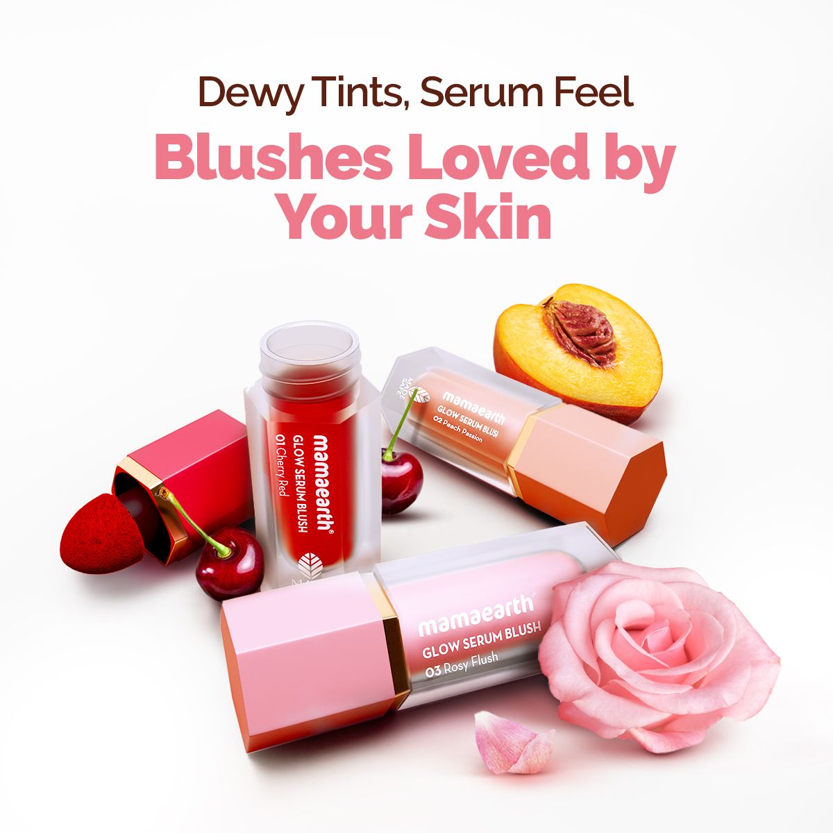 Glow Serum Blush with Vitamin C & Rose Extract - 5 ml - Rosy Flush