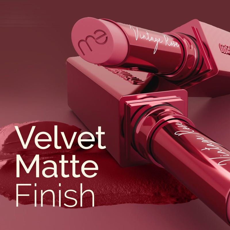 Luxe Matte Long Stay Lipstick with Passion Fruit Oil & Vitamin E   -2g | Vintage Rose