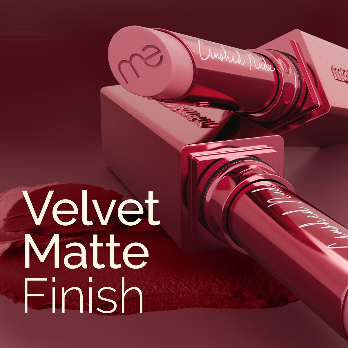 Luxe Matte Long Stay Lipstick with Passion Fruit Oil & Vitamin E   -2g | Crushed Nude