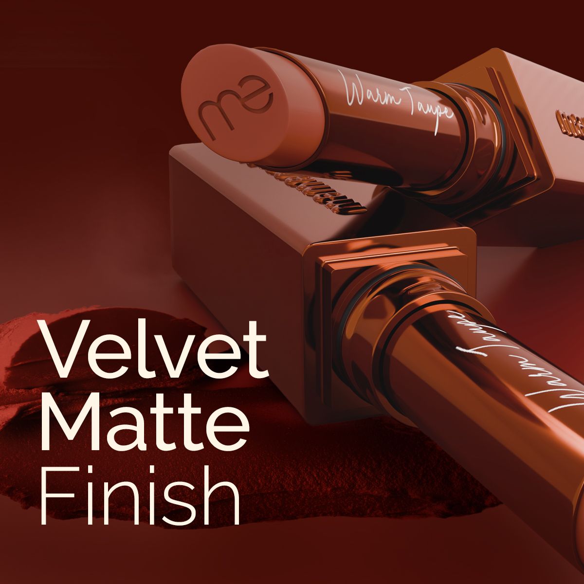 Luxe Matte Long Stay Lipstick with Passion Fruit Oil & Vitamin E   -2g | Warm Taupe