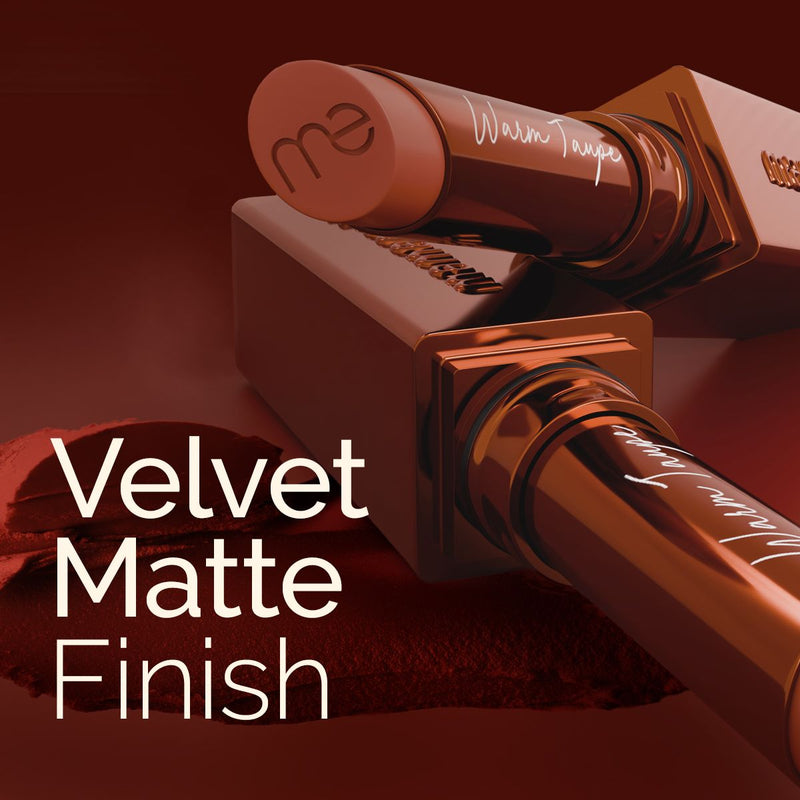 Luxe Matte Long Stay Lipstick with Passion Fruit Oil & Vitamin E   -2g | Warm Taupe