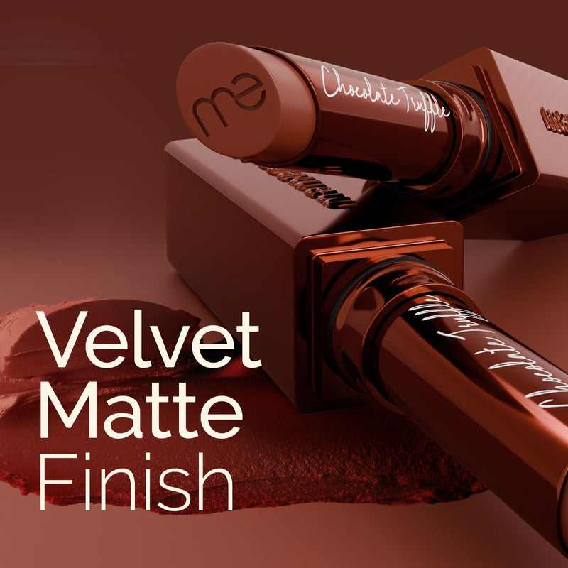 Luxe Matte Long Stay Lipstick with Passion Fruit Oil & Vitamin E   -2g | Chocolate Truffle