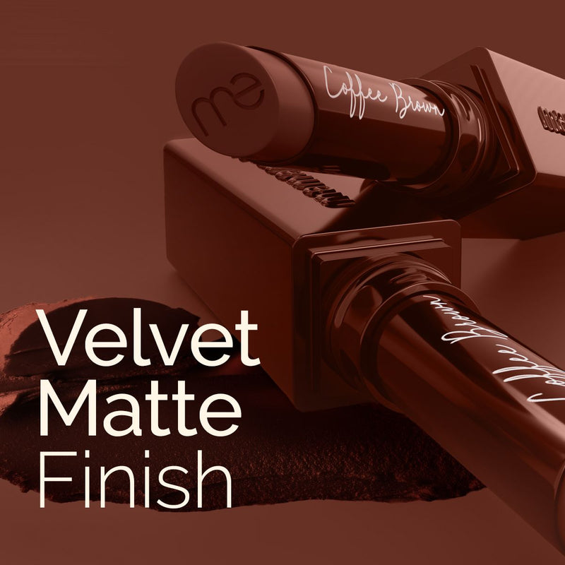 Luxe Matte Long Stay Lipstick with Passion Fruit Oil & Vitamin E   -2g | Coffee Brown