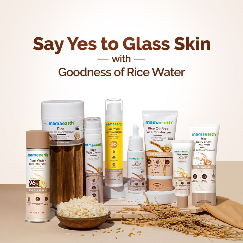 Rice Dewy Bright Face Wash With Rice Water & Niacinamide for Glass Skin - 100 ml