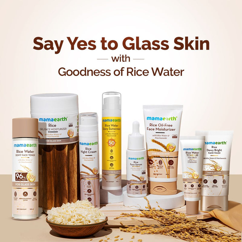 Rice Dewy Bright Face Wash With Rice Water & Niacinamide for Glass Skin - 150 ml