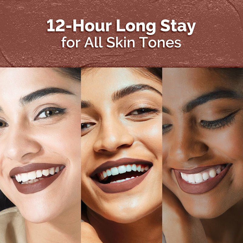 Moisture Matte Longstay Mini Lipstick- 0.7 g | Espresso Brown- 0.7 g