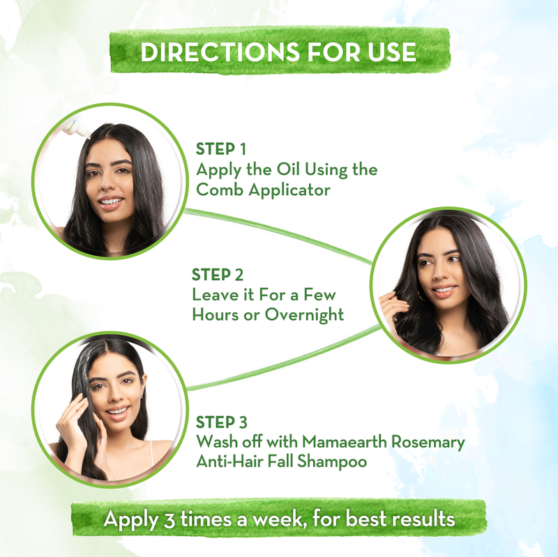 Rosemary Hair Growth Oil with Rosemary & Methi Dana for Promoting Hair Growth - 150 ml (Pack of 2)