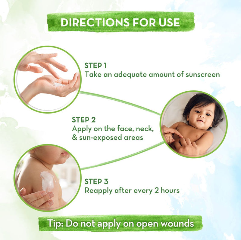 Mamaearth Baby Rich Moisturizing Ultra Light Sunscreen - 50g (Pack of 2)
