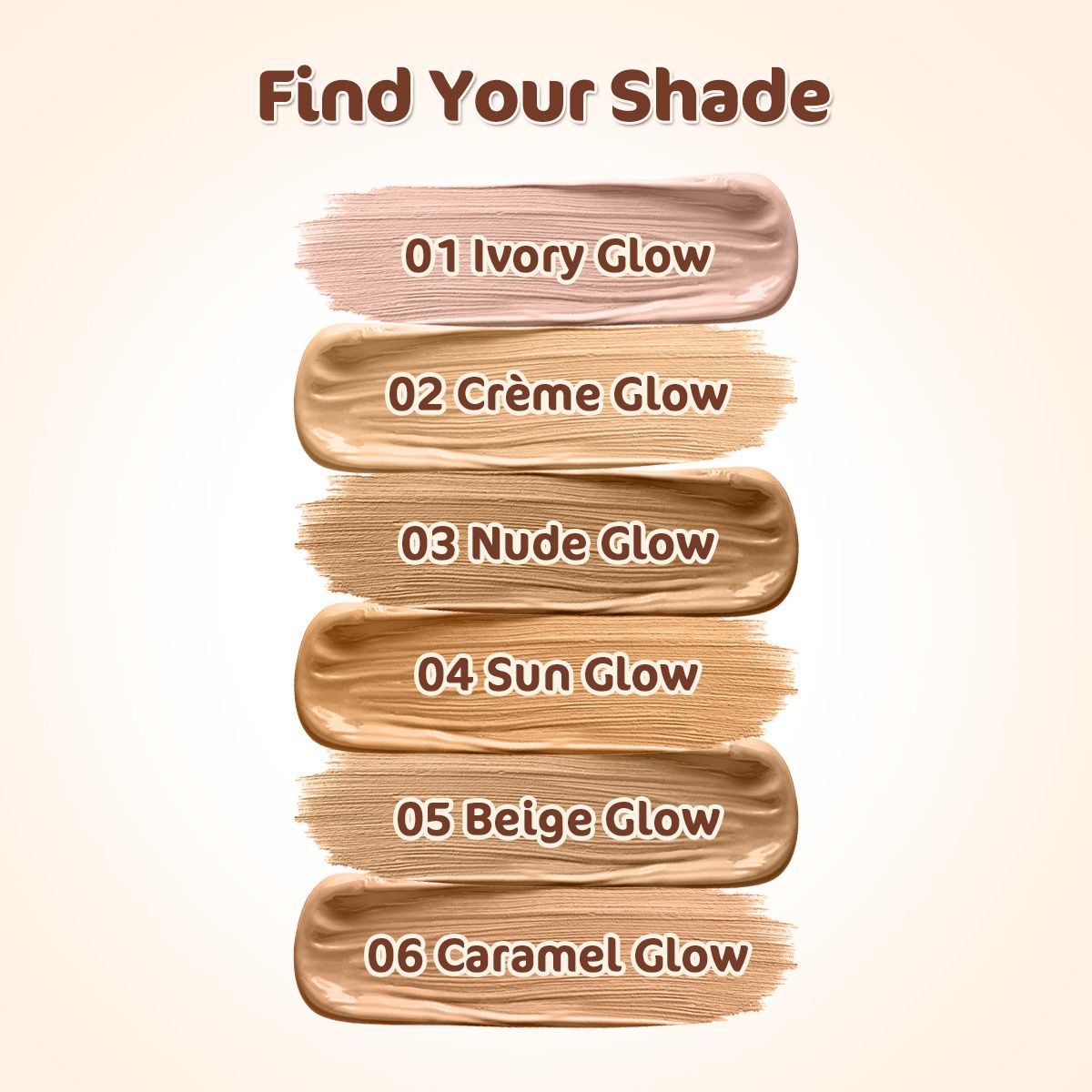 Hydra-Glow Full Coverage Foundation With Vitamin C & Turmeric - 30 ml | Crème Glow