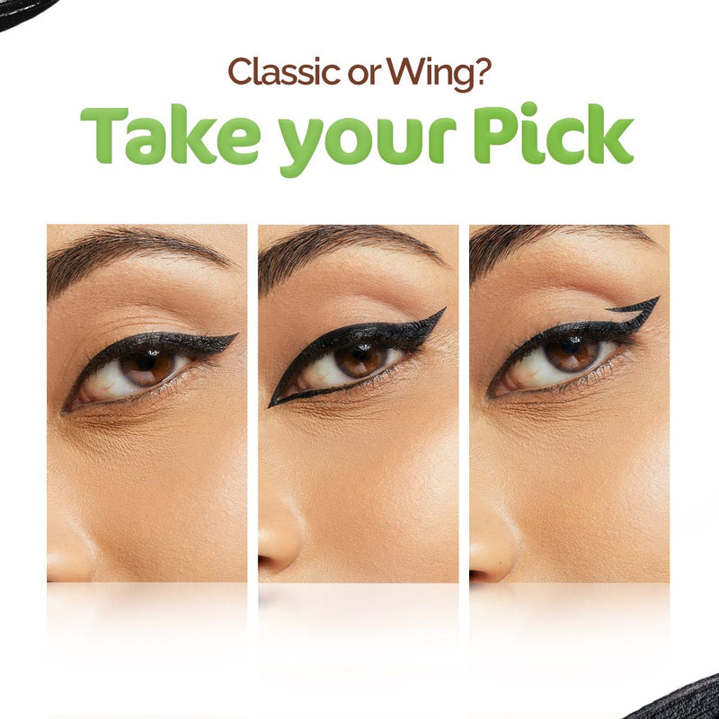 Soothing Waterproof Eyeliner with Almond Oil & Castor Oil for 10 Hour Long Stay - 3.5 ml