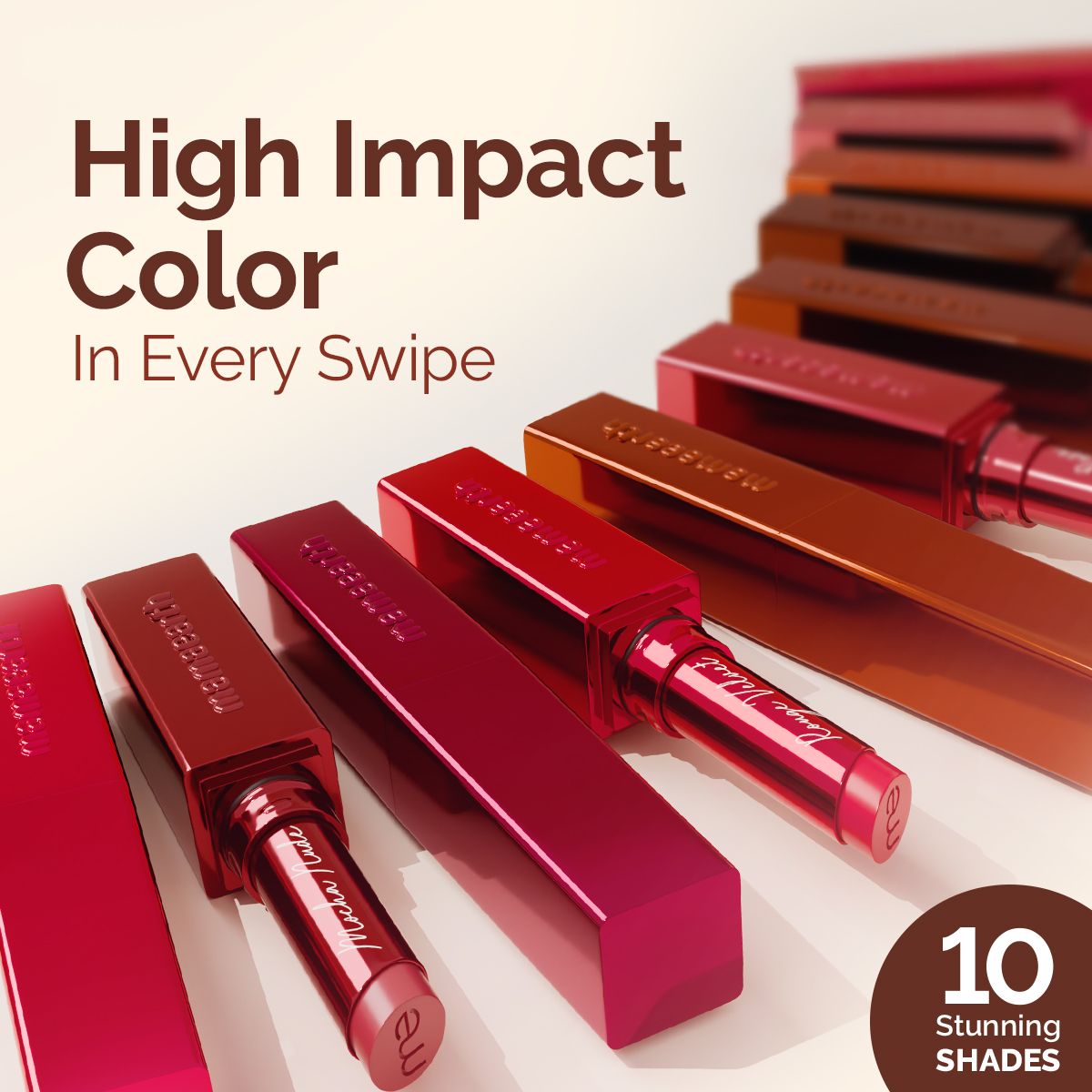 Luxe Matte Long Stay Lipstick with Passion Fruit Oil & Vitamin E   -2g | Coffee Brown