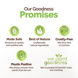 Mamaearth toxin free cruelty free goodness promises brand