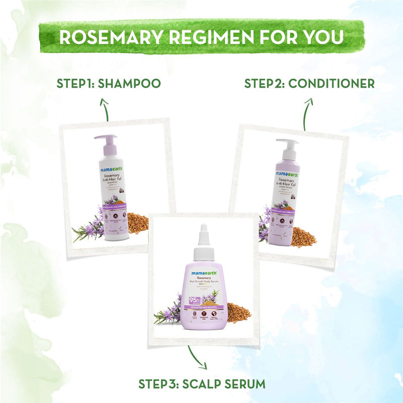 Rosemary Hair Growth Scalp Serum with 95% Pure Rosemary Oil Extract & 4% Anagain  - 50 ml