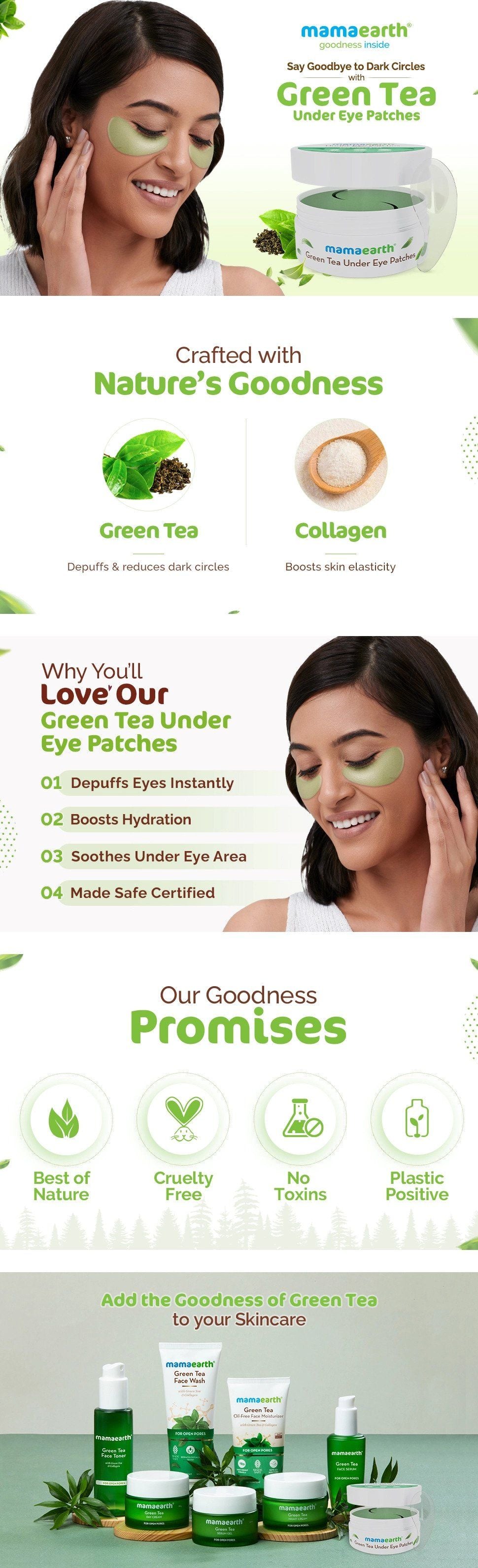 About Green Tea Under Eye Patches