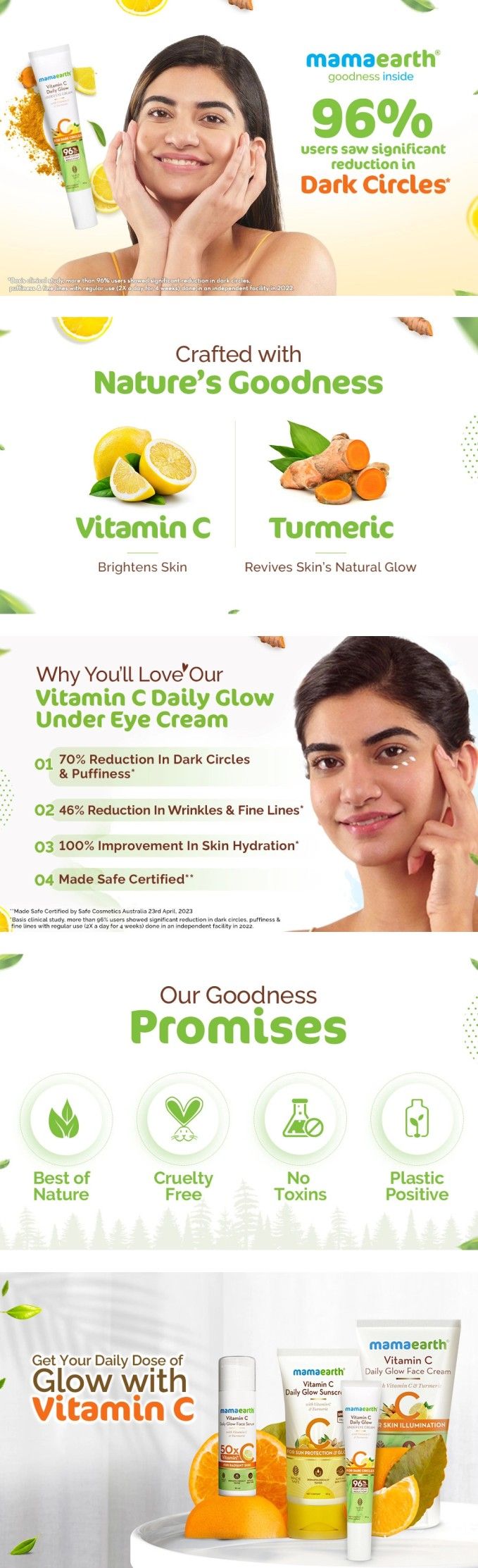Result of Vitamin C Daily Glow Under Eye Cream